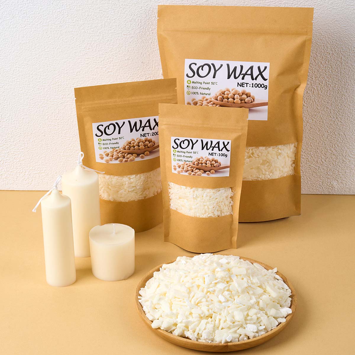 Candle Making Fragrances - 1 Pounds Pure White Soy Wax