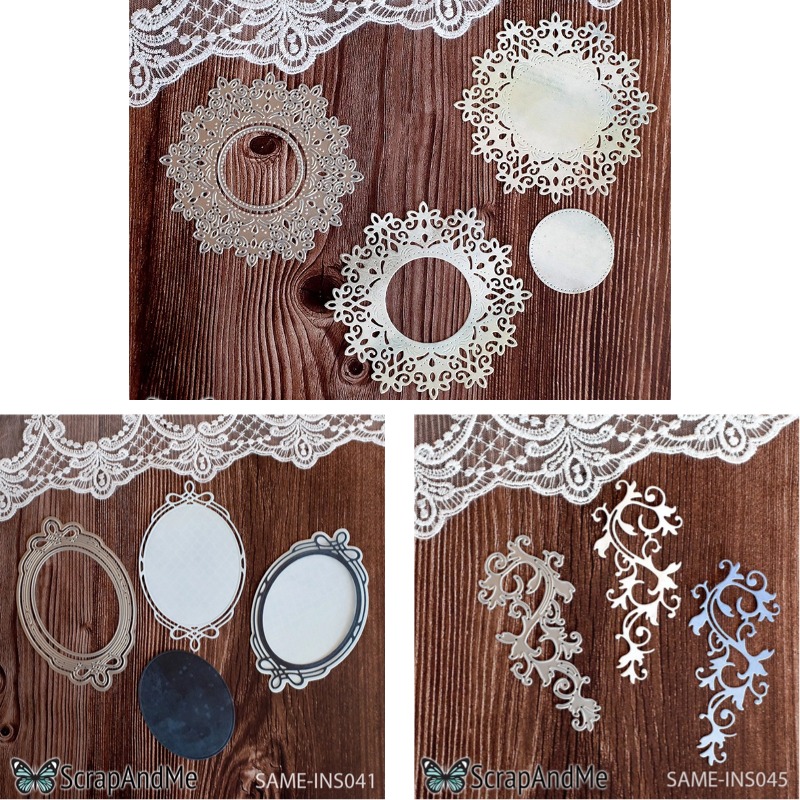 Candle Making Books - Doily Ornament Branch Flowers Metal Die