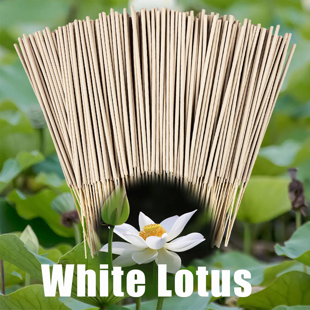 Candle Making At Home - High-Quality Off-White 8.7-Inch White Lotus Incense