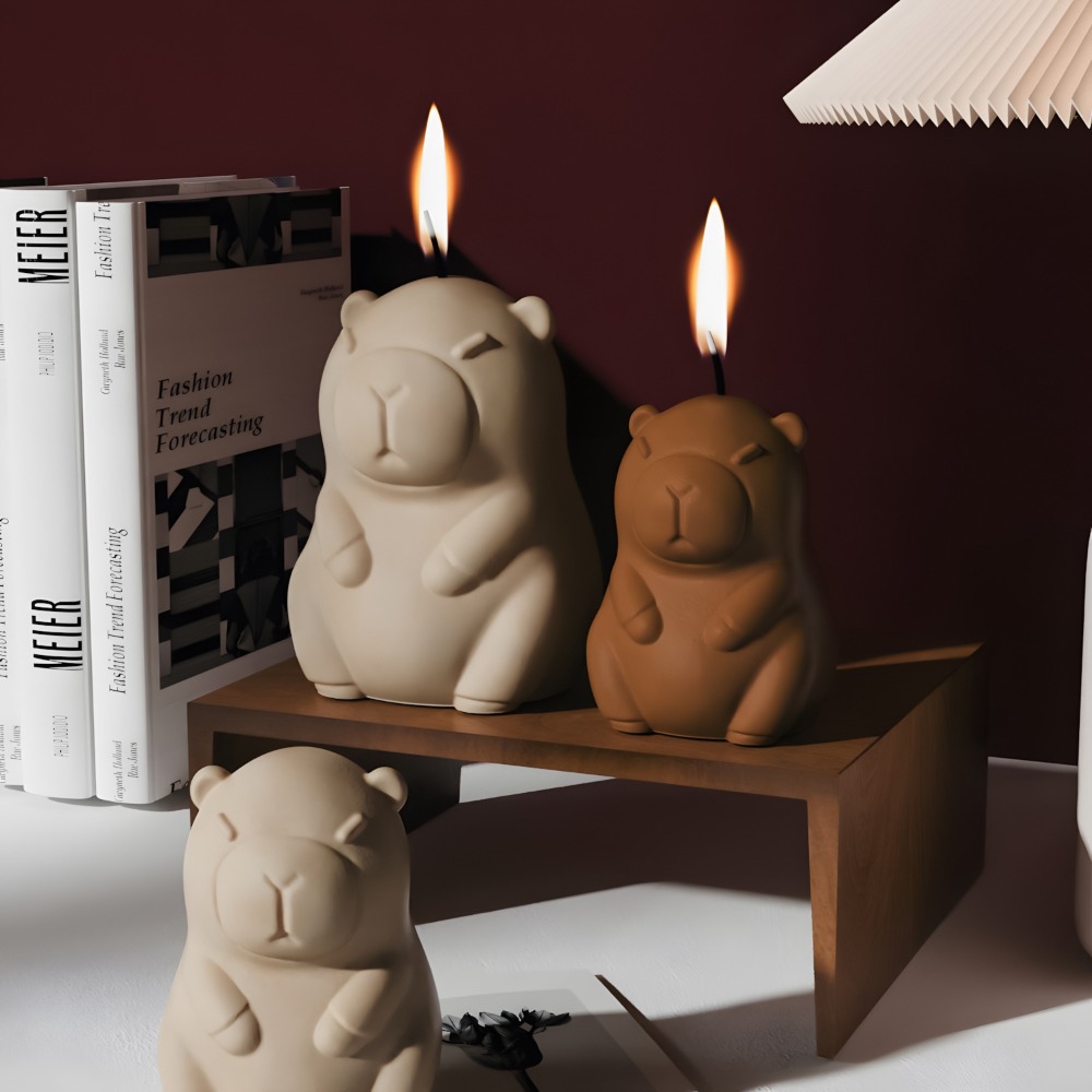 Standing Capybara Scent Candle - đánh giá và giá Candle Making Course