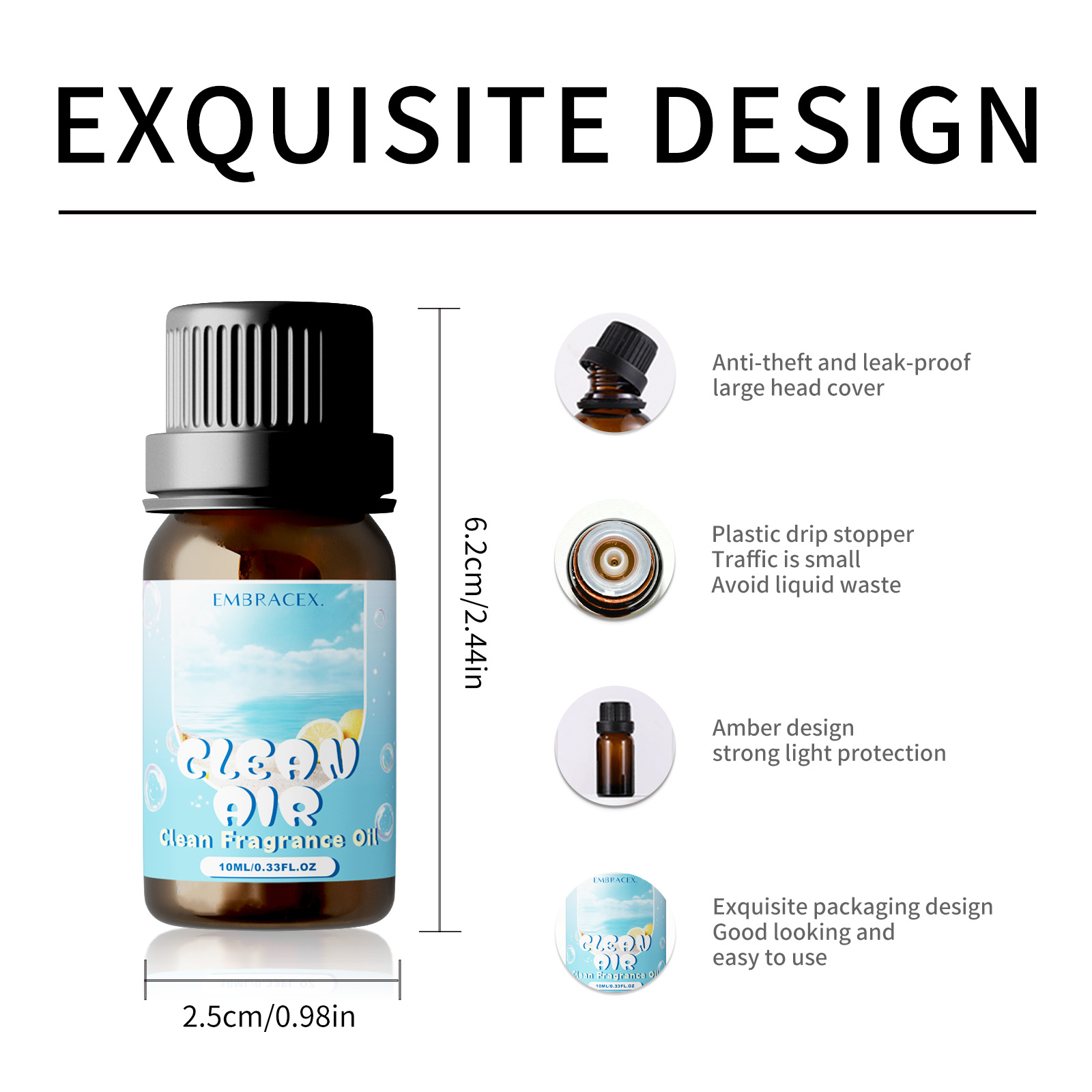 10ml Clean Air Essential Oil L - đánh giá và giá Candle Making Fragrances