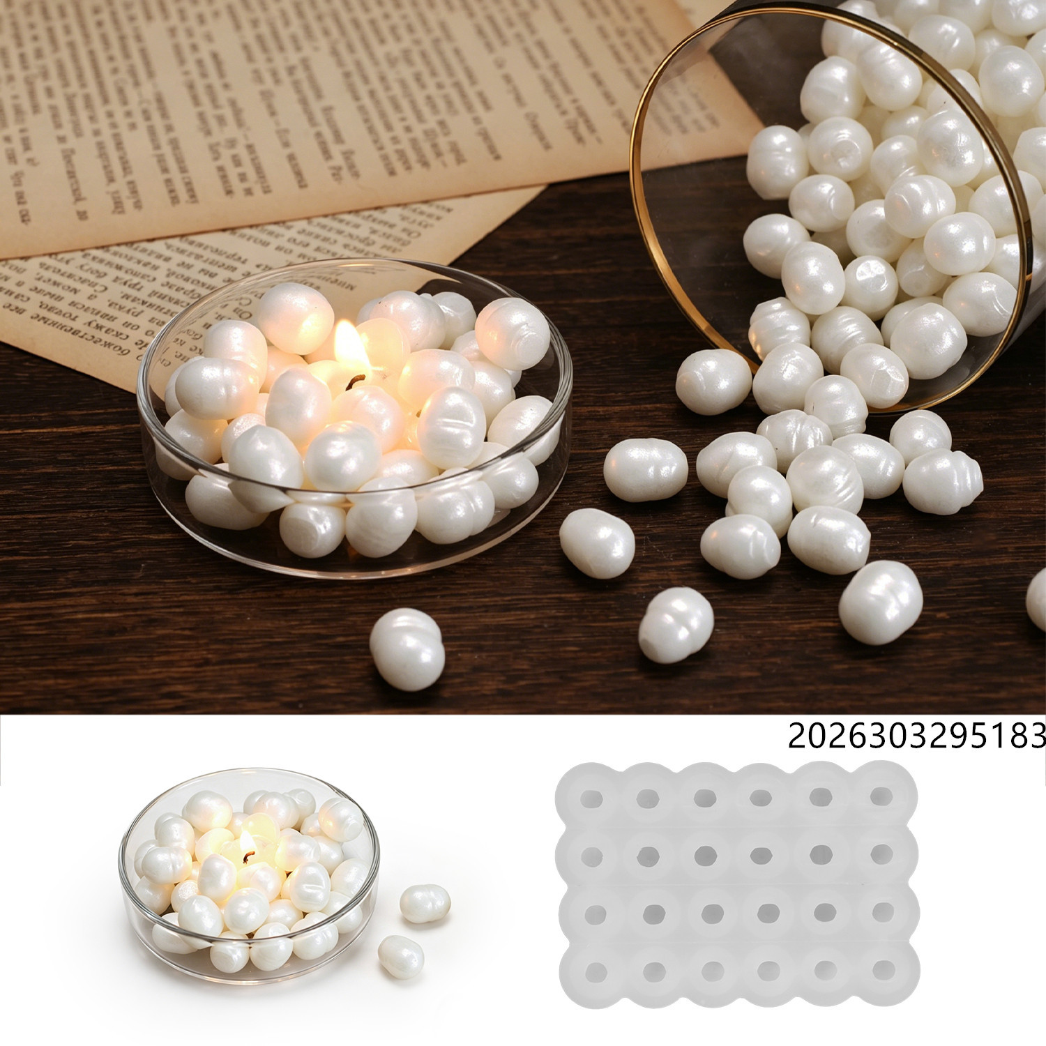 Healing Ocean Pearl Mirror Wax - đánh giá và giá Candle Making Scents