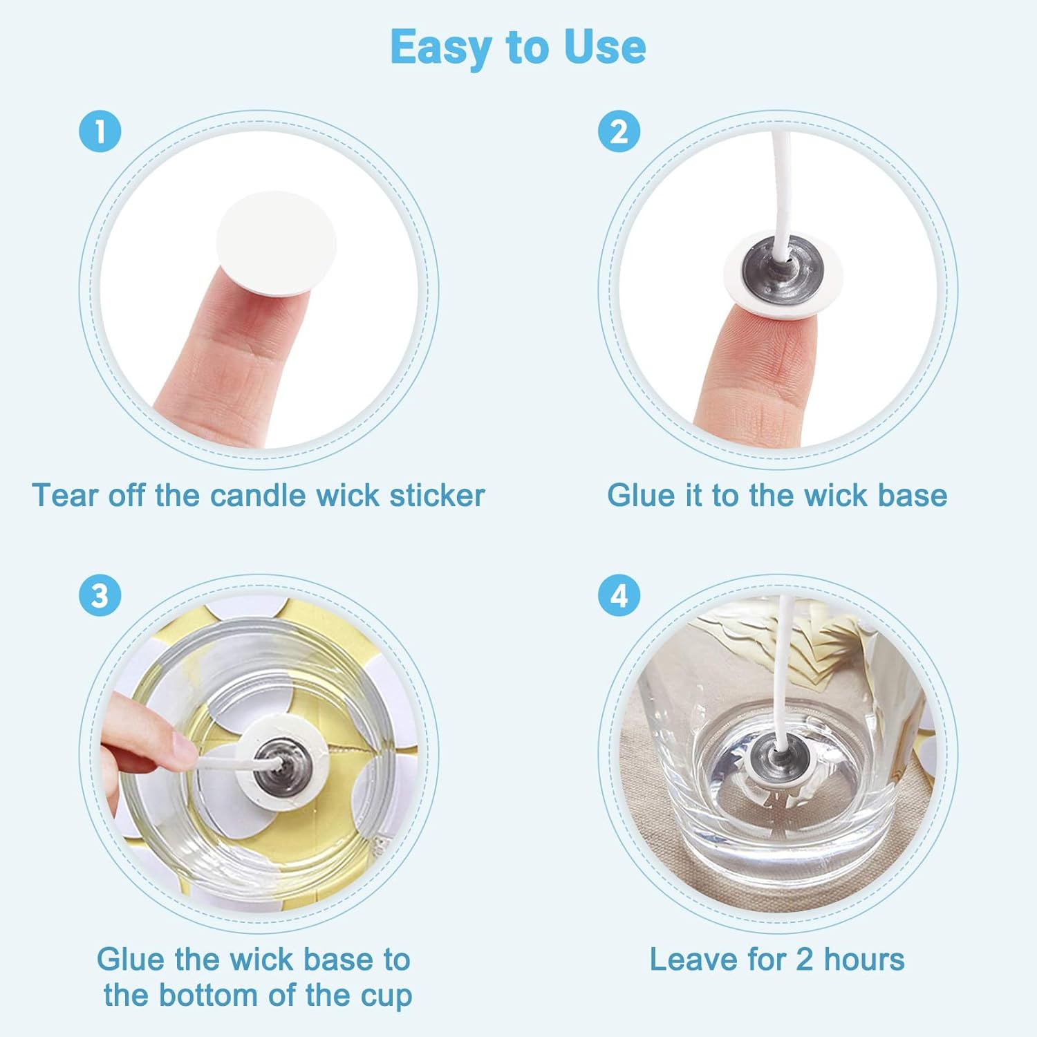400PCS/100PCS Candle Wick Stic - đánh giá và giá Candle Making At Home
