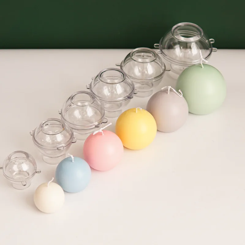 5-8cm Spherical Candle Plastic - đánh giá và giá Candle Making At Home