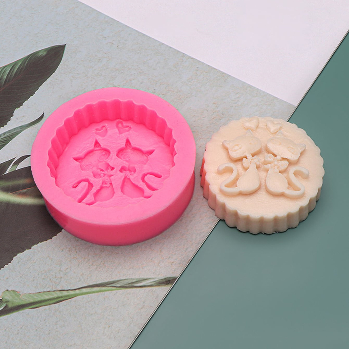 1-Piece Silicone Cat Soap Mold - đánh giá và giá Candle Making With Beeswax