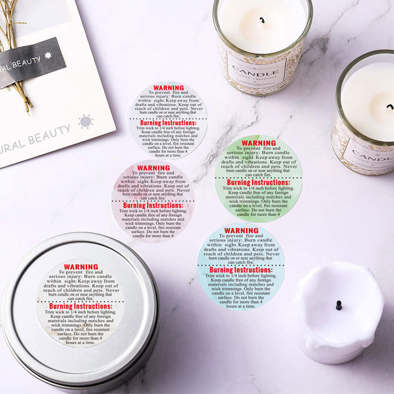 500Pcs Warning Labels Candle J - đánh giá và giá Candle Warning Label