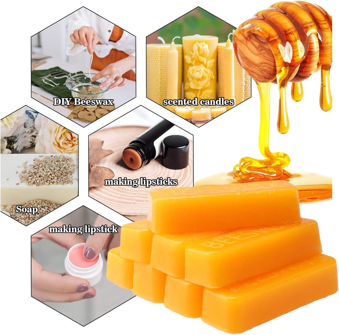 Beeswax Bar, Candle Wax Block  - đánh giá và giá Candle Making With Beeswax