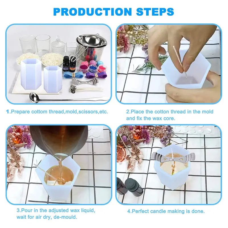 Xi Lanh Nến Silicon Khuôn Nhựa - đánh giá và giá Candle Making Course