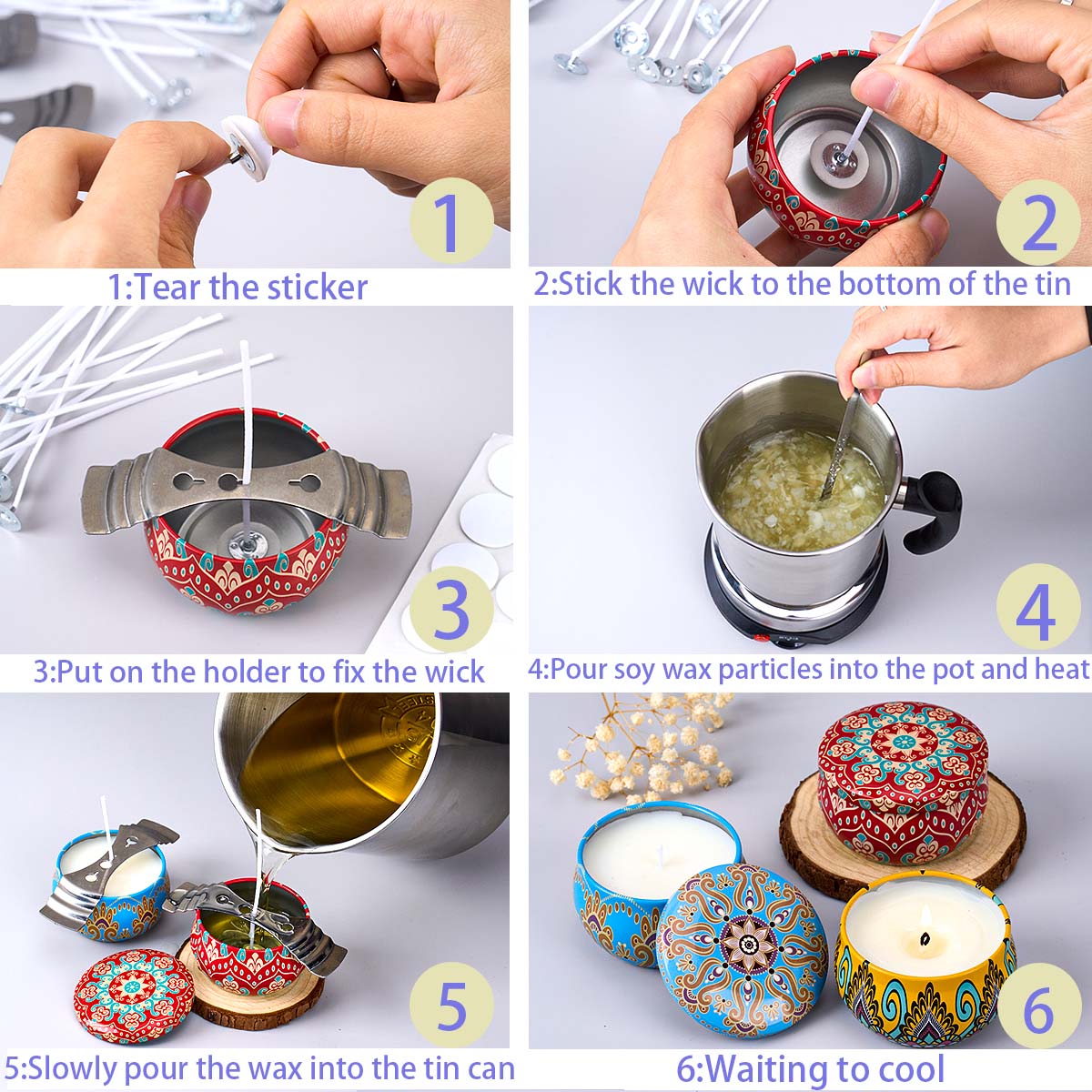 DIY Scented Candle Making Tool - đánh giá và giá Candle Making At Home