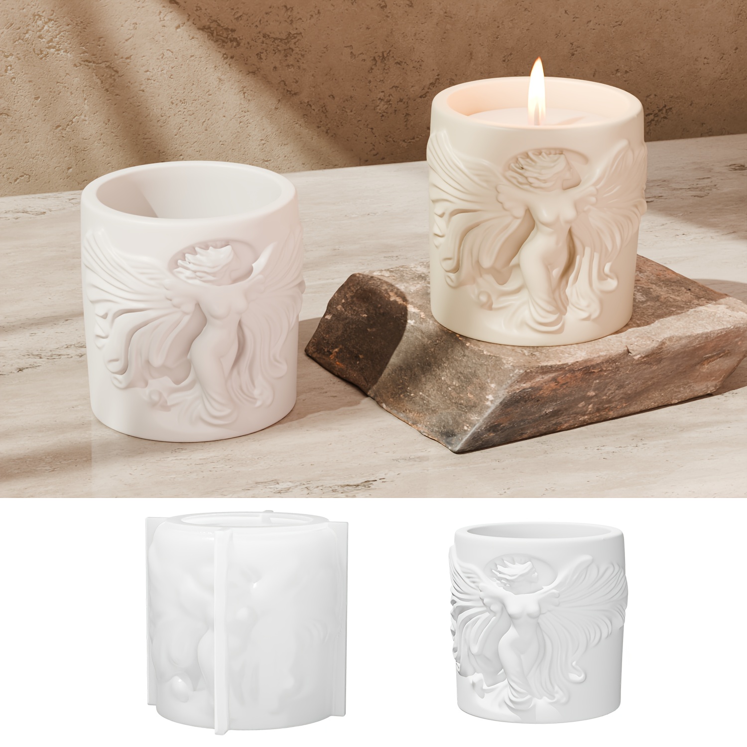 Angel Relief Cup Resin Silicon - đánh giá và giá Candle Making Scents